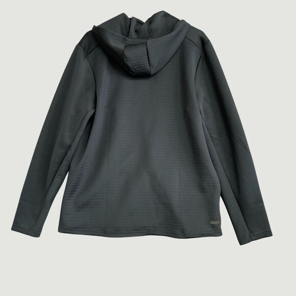 NEW Spyder Active Men's L Full-Zip Hoodie Sweatshirt Dark Gray Scuba - Picture 3 of 9